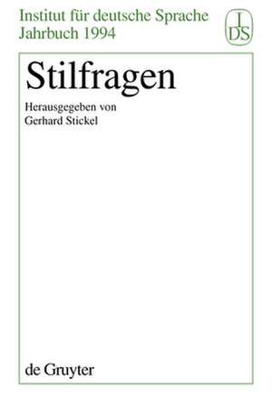 Stilfragen de Gerhard Stickel