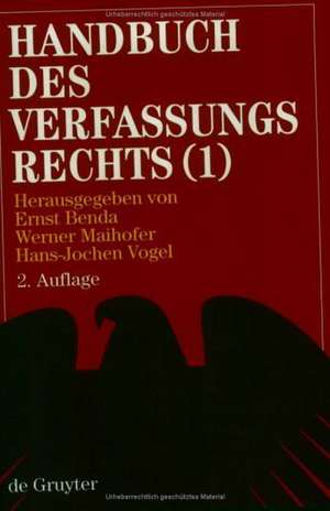 Handbuch des Verfassungsrechts der Bundesrepublik Deutschland: Studienausgabe de Ernst Benda