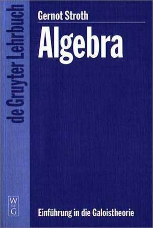 Algebra: Einführung in die Galoistheorie de Gernot Stroth