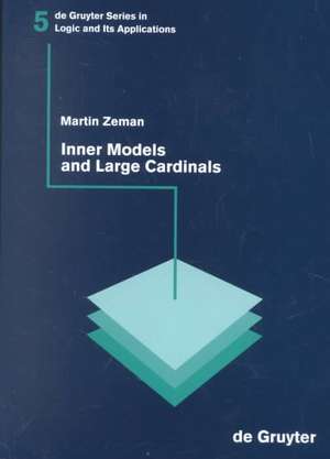 Inner Models and Large Cardinals de Martin Zeman