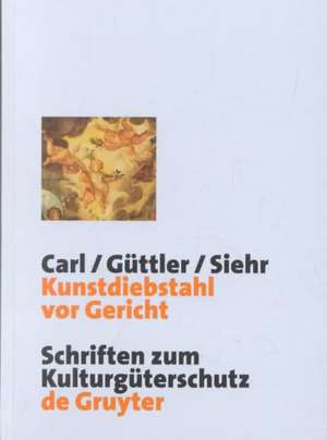 Kunstdiebstahl vor Gericht: City of Gotha v. Sotheby's / Cobert Finance S.A. de Michael H. Carl