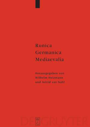 Runica - Germanica - Mediaevalia de Wilhelm Heizmann