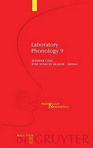 Laboratory Phonology 9 de Jennifer Cole