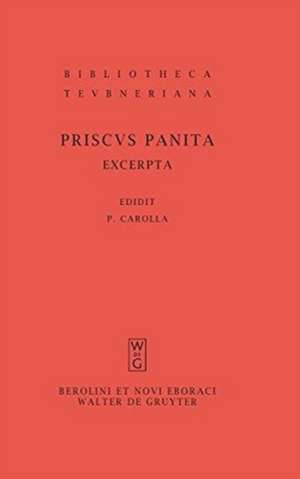 Excerpta et fragmenta de Priscus Panita