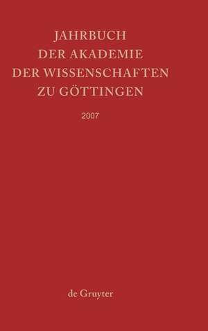 2007 de Akademie der Wissenschaften