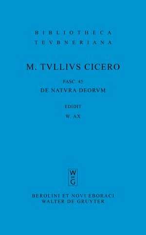 De natura deorum de Marcus Tullius Cicero
