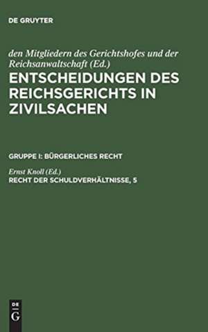 Recht der Schuldverhältnisse, 5 de Ernst Knoll