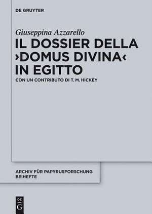 Il dossier della "domus divina" in Egitto de Giuseppina Azzarello