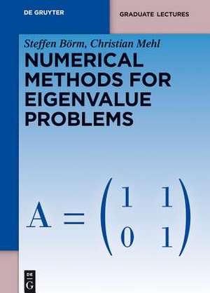 Numerical Methods for Eigenvalue Problems de Steffen Börm