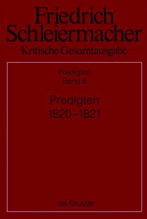 Predigten 1820-1821 de Elisabeth Blumrich