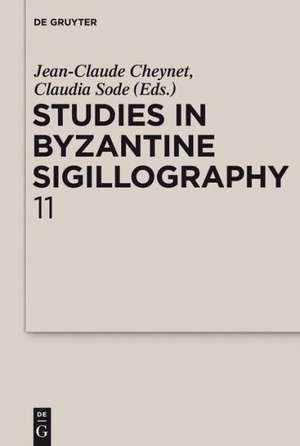 Studies in Byzantine Sigillography. Volume 11 de Jean-Claude Cheynet