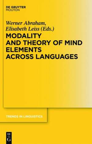 Modality and Theory of Mind Elements across Languages de Werner Abraham