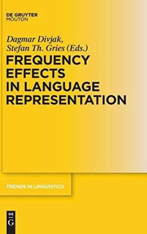 Frequency Effects in Language Representation de Dagmar Divjak