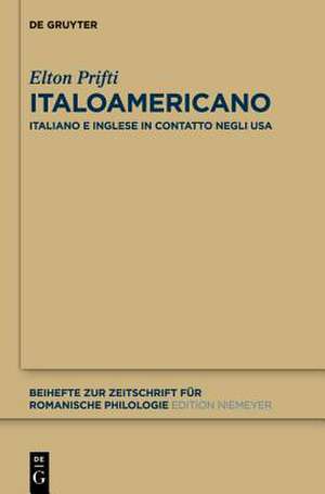 Italoamericano: Italiano e inglese in contatto negli USA. Analisi diacronica variazionale e migrazionale de Elton Prifti