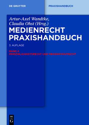 Persönlichkeitsrecht und Medienstrafrecht de Artur-Axel Wandtke