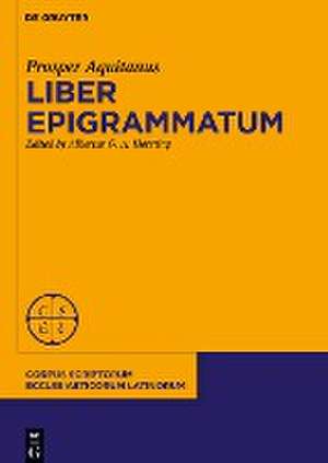 Liber epigrammatum de Prosper Aquitanus