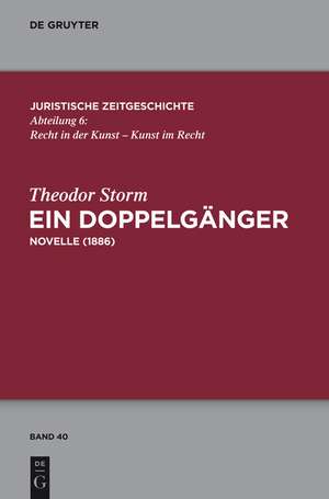 Ein Doppelgänger: Novelle (1886) de Theodor Storm