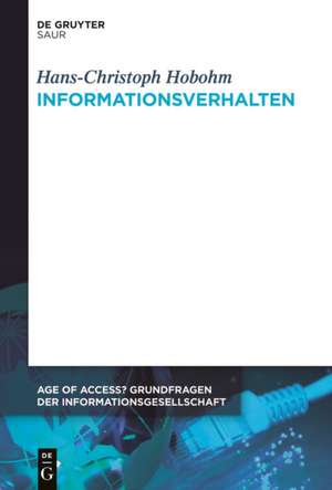 Informationsverhalten de Hans-Christoph Hobohm