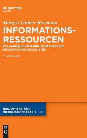 Informationsressourcen de Margrit Lauber-Reymann