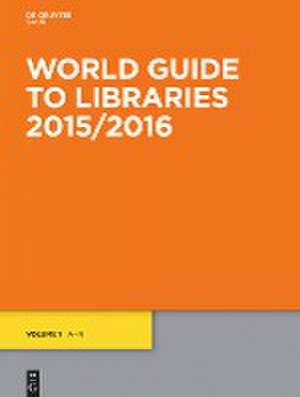 World Guide to Libraries 2015/2016: eBookPlus