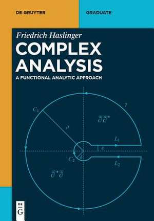 Complex Analysis de Friedrich Haslinger