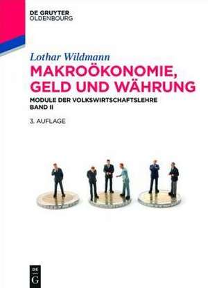 Makroökonomie, Geld und Währung: Module der Volkswirtschaftslehre Band II de Lothar Wildmann