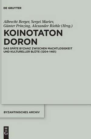 Koinotaton Doron de Albrecht Berger