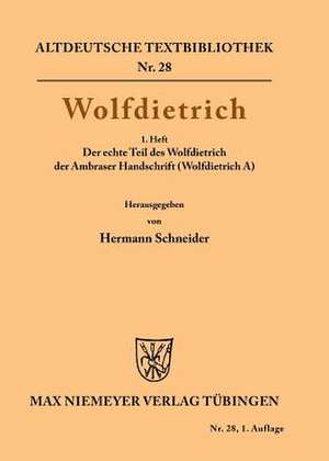 Wolfdietrich de Hermann Schneider