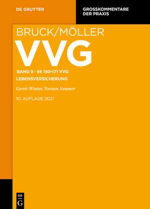 Versicherungsvertragsgesetz §§ 130-141 VVG de Roland Michael Beckmann