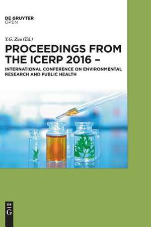 Proceedings from the ICERP 2016 de Yuegang Zuo