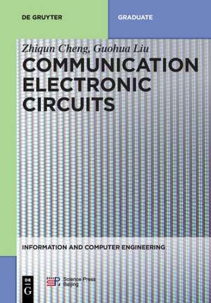 Communication Electronic Circuits de Zhiqun Cheng