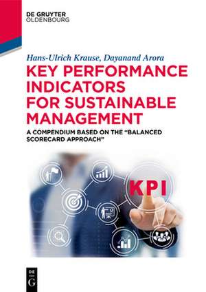 Key Performance Indicators for Sustainable Management de Hans-Ulrich Krause