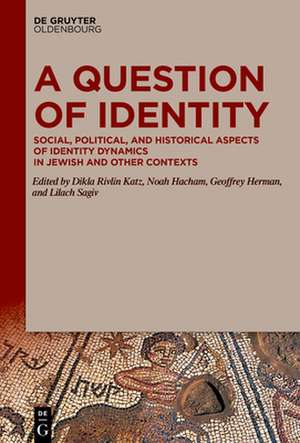 A Question of Identity de Dikla Rivlin Katz