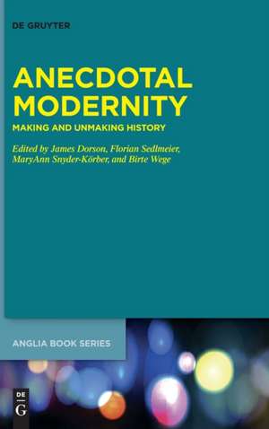 Anecdotal Modernity de James Dorson