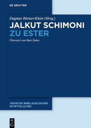 Jalkut Schimoni de Dagmar Börner-Klein