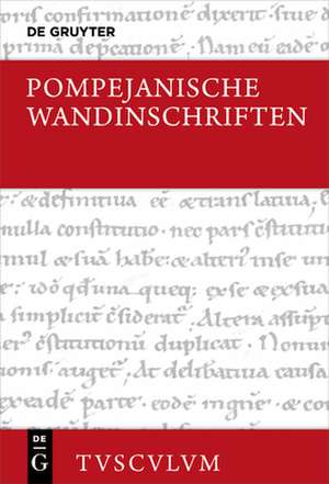 Pompejanische Wandinschriften de Rudolf Wachter