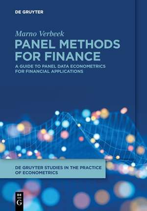 Panel Methods for Finance de Marno Verbeek