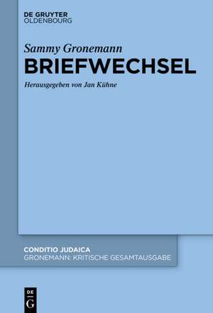Briefwechsel de Sammy Groenemann