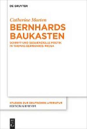 Bernhards Baukasten de Catherine Marten