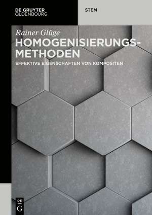 Homogenisierungsmethoden de Rainer Glüge