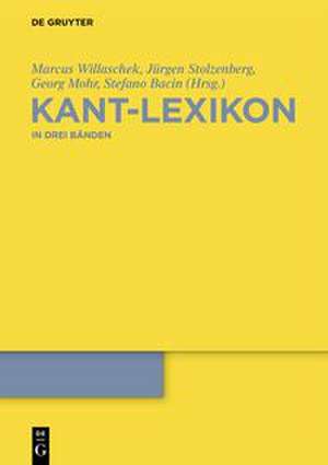 Kant-Lexikon/ 3 Bd.