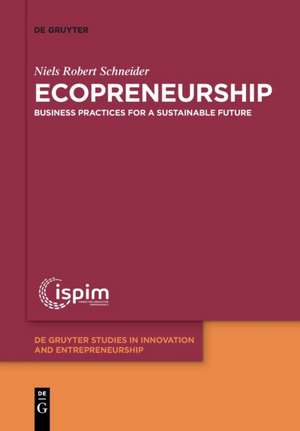 Ecopreneurship de Niels Robert Schneider