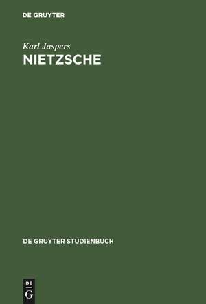 Nietzsche: Einführung in das Verständnis seines Philosophierens de Karl Jaspers