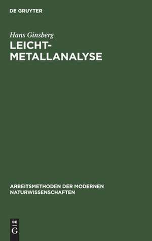 Leichtmetallanalyse de Hans Ginsberg