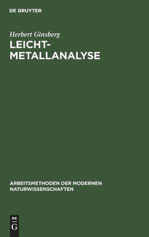 Leichtmetallanalyse de Herbert Ginsberg