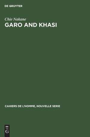 Garo and Khasi: a comparative study in matrilineal systems de Chie Nakane