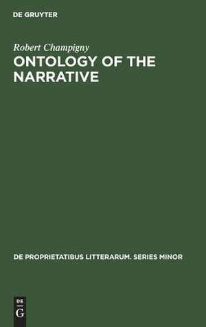 Ontology of the narrative: an analysis de Robert Champigny