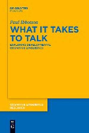 What it Takes to Talk de Paul Ibbotson