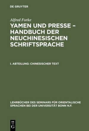Chinesischer Text de Alfred Forke