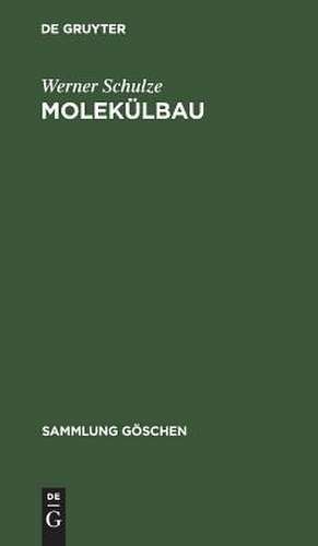 Molekülbau: theoretische Grundlagen und Methoden der Strukturermittlung de Werner Schulze